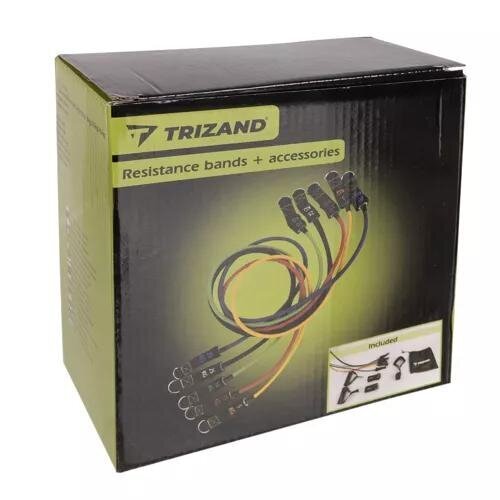 Trizand Resistance Rubber Set, 5 x 5-12 cm, eri värejä. hinta ja tiedot | Vastuskuminauhat | hobbyhall.fi