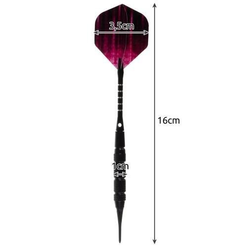 Trizand tikkasetti, 257 g, musta hinta ja tiedot | Darts | hobbyhall.fi