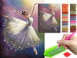 Timanttimosaiikki Ballerina VT18266, 30x30 cm hinta ja tiedot | Timanttimaalaukset | hobbyhall.fi