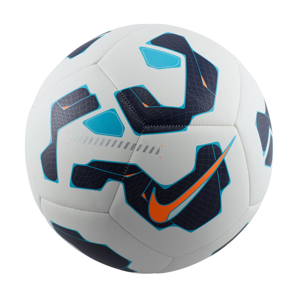 Nike Jalkapallo Nk Pitch - Fa24 White Black Blue FZ2636 100 FZ2636 100/5 hinta ja tiedot | Jalkapallot | hobbyhall.fi