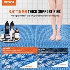 PVC-viemärilaatat Vevor, 30x30 cm, 50 kpl hinta ja tiedot | Lattialaatat | hobbyhall.fi