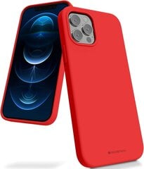 Kotelo Mercury Silicone Kotelo Apple iPhone 16 Plus punainen hinta ja tiedot | Puhelimen kuoret ja kotelot | hobbyhall.fi