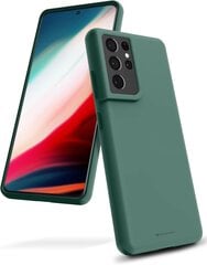 Kotelo Mercury Silicone Kotelo Apple iPhone 16 Plus tummanvihreä hinta ja tiedot | Puhelimen kuoret ja kotelot | hobbyhall.fi