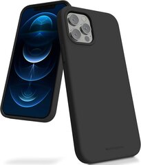 Kotelo Mercury Silicone Kotelo Apple iPhone 16 Pro musta hinta ja tiedot | Puhelimen kuoret ja kotelot | hobbyhall.fi