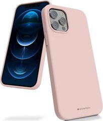 Kotelo Mercury Silicone Kotelo Apple iPhone 16 Pro vaaleanpunainen hiekka hinta ja tiedot | Puhelimen kuoret ja kotelot | hobbyhall.fi