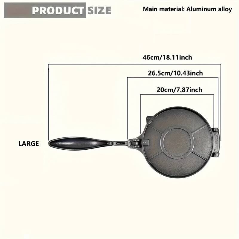 7,87"/20cm tee-se-itse tortillapuristin manuaalinen kakkupuristin alumiiniseos Manuaalinen Taco maissitortillat taikinapuristintyökalut keittiö hinta ja tiedot | Keittiövälineet | hobbyhall.fi