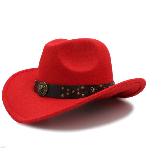 Miesten Villa Chapeu Länsi Cowboy Hattu Talvi Syksy Gentleman Jazz Cowgirl Sombrero Hombre Steampunk Lippalakki Koko 56 58cm