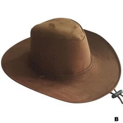 Väri Miesten Länsi Cowboy Hattu Iso reuna Gentleman Cowgirl Jazz Lahjat West Cowboy Hattu Miesten Väri Mongolian Lippalakit hinta ja tiedot | Miesten hatut, huivit ja käsineet | hobbyhall.fi