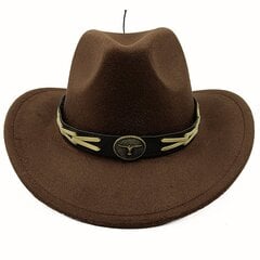 Miesten cowboy-hatut asusteet torvet jazz silinterihatut naisten miesten kiharat naisten fedora jazz-hatut ritarihatut suuret etniset Panama hinta ja tiedot | Miesten hatut, huivit ja käsineet | hobbyhall.fi