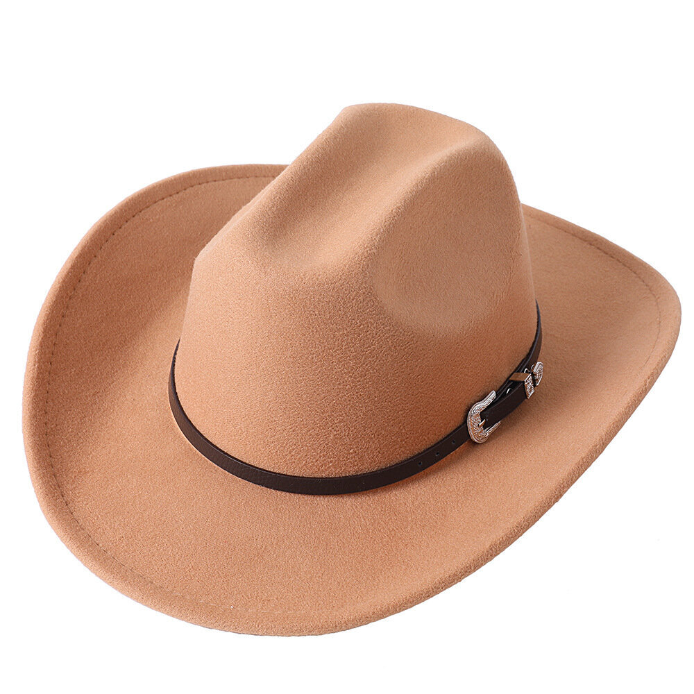 Cowboy hattu syksy ja talvi paksu fedora hattu yksivärinen punainen kihara härän pää logo unisex jazz hinta ja tiedot | Miesten hatut, huivit ja käsineet | hobbyhall.fi