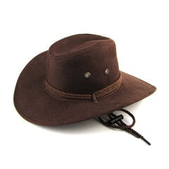 Matkailu Kanannahka Velvet Cowboy Hattu Länsi Summer Sunshade Miesten Hattu Knight Hat Miehet Naiset Ratsastushattu hinta ja tiedot | Miesten hatut, huivit ja käsineet | hobbyhall.fi