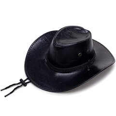 Retro hipsteri Cowboy-hattu Länsi-suurreunainen Cowboy-hattu ulkoilutrendi rento hinta ja tiedot | Miesten hatut, huivit ja käsineet | hobbyhall.fi