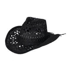 Anti UV Cowboy-hattu naisille Miesten aurinkohatut Aurinkosuojavoide Suurireunainen Floppy Olkihattu Unisex-kesähattu chapeu cowboy sombrero hombre hinta ja tiedot | Miesten hatut, huivit ja käsineet | hobbyhall.fi