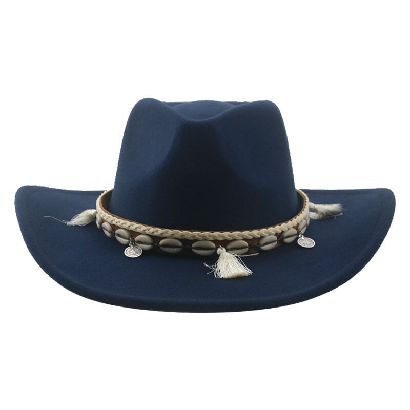 Fedoras Hatut naisille Huovutettu mieshattu Panama Western Cowboy Band Casual Vintage leveälierinen cowboyhattu Chapeu Masculino Sombrero hinta ja tiedot | Miesten hatut, huivit ja käsineet | hobbyhall.fi