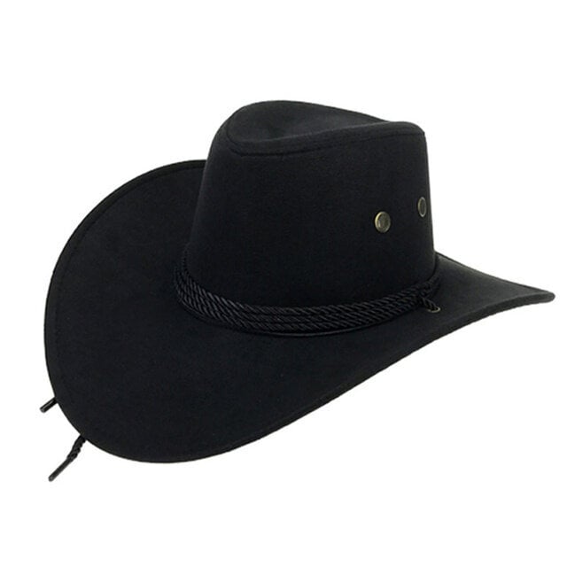 Cowboy-hattu Unisex keinonahkainen aurinkohattu Wild Brim Panama-hattu Visiirihatut Sombrero De Vaquero Occidental hinta ja tiedot | Miesten hatut, huivit ja käsineet | hobbyhall.fi