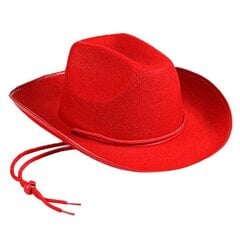 Länsimainen yksivärinen huopa Cowboy-hattu Cowgirl Big Brim -asujuhlatarvike hinta ja tiedot | Miesten hatut, huivit ja käsineet | hobbyhall.fi