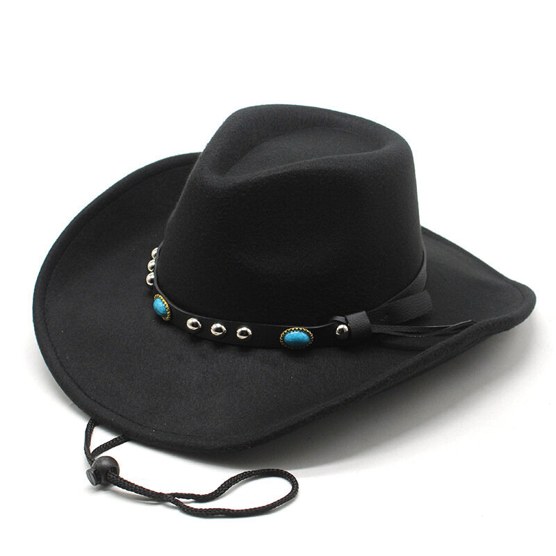 Western Cowboy Hatut miehille Leveälieriset Panama Trilby Jazz Hatut Travel Party Sombrero Cap Isähattu vyöllä hinta ja tiedot | Miesten hatut, huivit ja käsineet | hobbyhall.fi