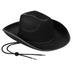 28TF Miesten Cowboy-hatut ulkokäyttöön jazz-hattu naisille Länsi-Cowboy-hattu Malli-näyttelyhattu hinta ja tiedot | Miesten hatut, huivit ja käsineet | hobbyhall.fi