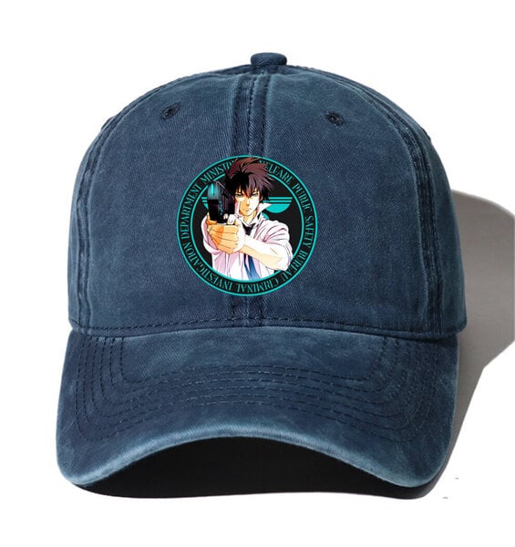 Teinit Denim Baseball Cap Miehet Naiset Cowboy Bone Kesä Syksyinen Hip Hop Lippalakki animelle Psycho Pass Sarjakuvahatut