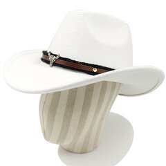 cowboy-hattu karamelliväriset lehmänpäätarvikkeet Cowboy-hattu Huopahattu ulkoiluhattu miehille ja naisille Ritarihattu hinta ja tiedot | Miesten hatut, huivit ja käsineet | hobbyhall.fi