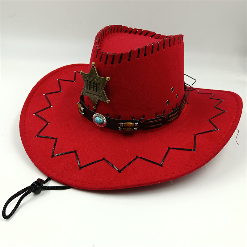 Länsi-cowboy-hattu klassinen mies- ja naarasritari, kolmiköydellinen reuna jazz-hattu aurinkosuoja matka rantahattu ritarihattu vaqueros hinta ja tiedot | Miesten hatut, huivit ja käsineet | hobbyhall.fi