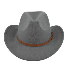 Cross Border turkis huopahattu Retro lampaan hattu Cowboy hattu vyö Villainen hattu Etninen huppu Retro Fedora hattu hinta ja tiedot | Miesten hatut, huivit ja käsineet | hobbyhall.fi