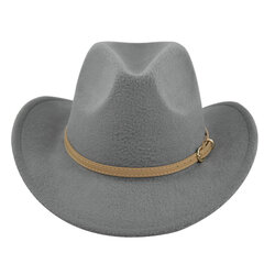 Cross Border turkis huopahattu Retro lampaan hattu Cowboy hattu vyö Villainen hattu Etninen huppu Retro Fedora hattu hinta ja tiedot | Miesten hatut, huivit ja käsineet | hobbyhall.fi