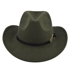 Cross Border turkishuopahattu Retro lampaanhattu Cowboy-hattu Metallivyö Villahattu Etninen Huppu Retro Fedora-hattu hinta ja tiedot | Miesten hatut, huivit ja käsineet | hobbyhall.fi