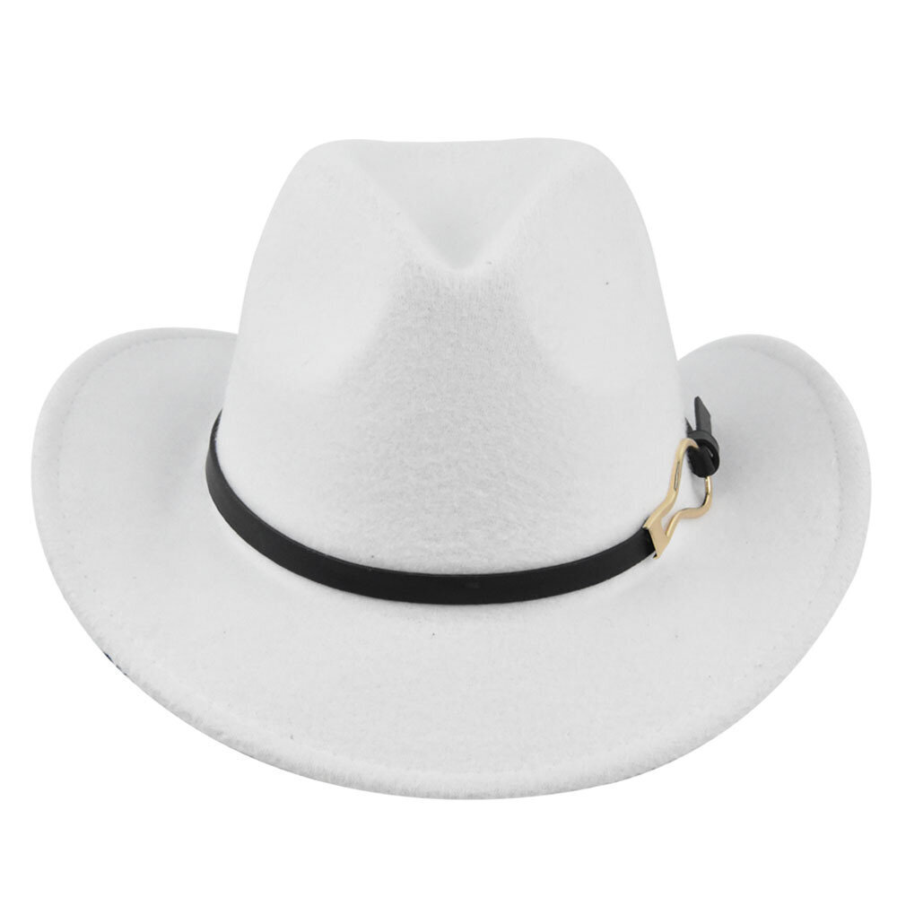 Cross Border turkishuopahattu Retro lampaanhattu Cowboy-hattu Metallivyö Villahattu Etninen Huppu Retro Fedora-hattu hinta ja tiedot | Miesten hatut, huivit ja käsineet | hobbyhall.fi