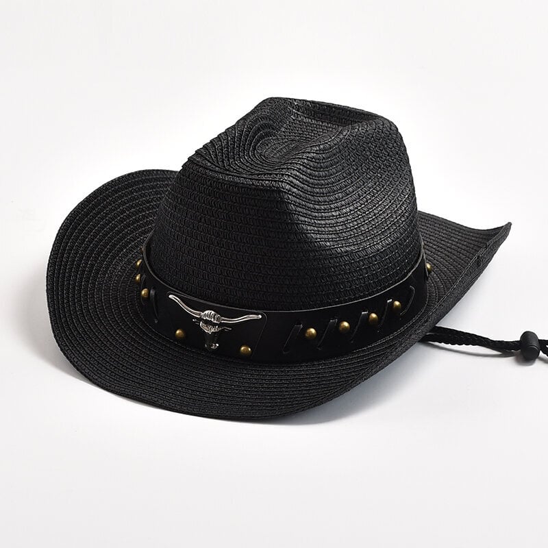 Miesten länsimainen Cowboy-hattu klassisella olkisuunnittelulla Outdoors Beach Cowgirl Jazz -aurinkohattu Sombrero Hombre hinta ja tiedot | Miesten hatut, huivit ja käsineet | hobbyhall.fi