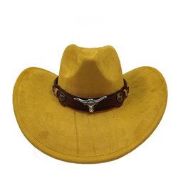 Mokkanahka Purppura Cowhead Cowboy Hat Cowboy Hattu Mokkamateriaali Hattu Miesten ja Naisten Ulkoiluhattu Ritarihattu 2023 hinta ja tiedot | Miesten hatut, huivit ja käsineet | hobbyhall.fi