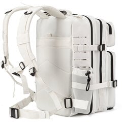 QT&QY 25L/45L Taktinen sotilasreppu miehille ja naisille Army Assault Pack Bag Pieni koulureppu pullonpitimellä45L valkoinen hinta ja tiedot | Urheilukassit ja reput | hobbyhall.fi