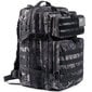 QT&QY Tactical Military Reput 45L Suuri kapasiteetti Mies 3 Päivän Army Molle Assault Laukut Ulkoilu Retkeily Reppu Musta Pythons hinta ja tiedot | Urheilukassit ja reput | hobbyhall.fi