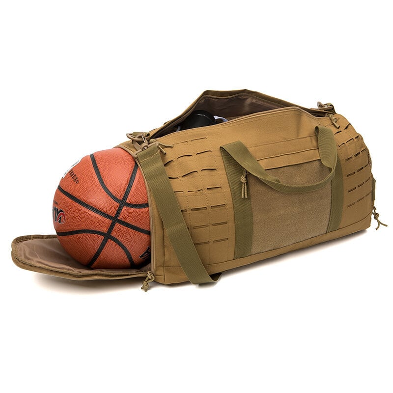 QT&QY 40L Sport Gym Bag Tactical Travel Duffel Laukku Miehille Military Fitness Urheilukassi Harjoituskassi Koripallo ViikonloppulaukkuMusta hinta ja tiedot | Urheilukassit ja reput | hobbyhall.fi