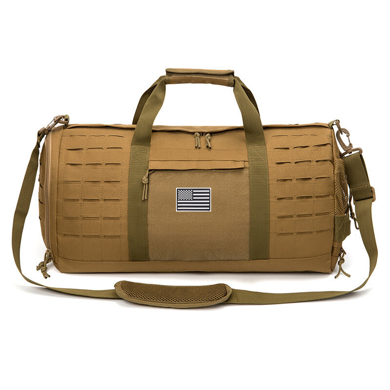 QT&QY 40L Sport Gym Bag Tactical Travel Duffel Laukku Miehille Military Fitness Duffel Bag Harjoituskassi Koripallo ViikonloppulaukkuBlackCP hinta ja tiedot | Urheilukassit ja reput | hobbyhall.fi