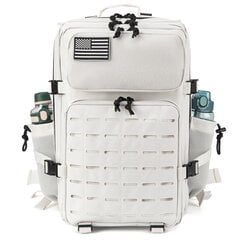 QT&QY 25L/45L Taktinen sotilasreppu miehille ja naisille Army Assault Pack Bag Pieni koulureppu pullonpitimellä 25L Rose Plaid hinta ja tiedot | Urheilukassit ja reput | hobbyhall.fi