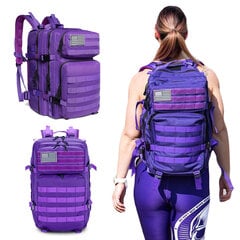 QT&QY 45L GYM Fitness Style Reput miehille/naisille Sotilaallinen Tactical Training Molle Survival Bag Patikointi Vaellus ReppuACU hinta ja tiedot | Urheilukassit ja reput | hobbyhall.fi