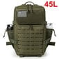 QT&QY 25L/45L sotilaallinen taktinen reppu naisille/miehille Army Laser Cut Molle -päiväreppu koululaukku Gym-reppu kaksoismukinpitimellä45L vihreä hinta ja tiedot | Urheilukassit ja reput | hobbyhall.fi