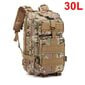 QT&QY 30/45L Miesten taktiset reput Sotilasmatkalaukut Army Outdoor 3P Assault Pack EDC Molle Reppu vaellukseen Metsästyslaukku30L CP hinta ja tiedot | Urheilukassit ja reput | hobbyhall.fi