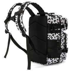 QT&QY 25L sotilaalliset taktiset reput miehille Army Laser Cut Molle -päiväreppu Pieni Bug Out Bag Gym-reppu kahdella kupinpidikkeelläMusta hinta ja tiedot | Urheilukassit ja reput | hobbyhall.fi