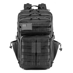 45 litran sotilasreppu Tactical miehille Armeijalaukku Laserleikkaus MOLLE Metsästysreppu Outdoor Vaellusreppu Noitapulloteline1.0 Vihreä hinta ja tiedot | Urheilukassit ja reput | hobbyhall.fi