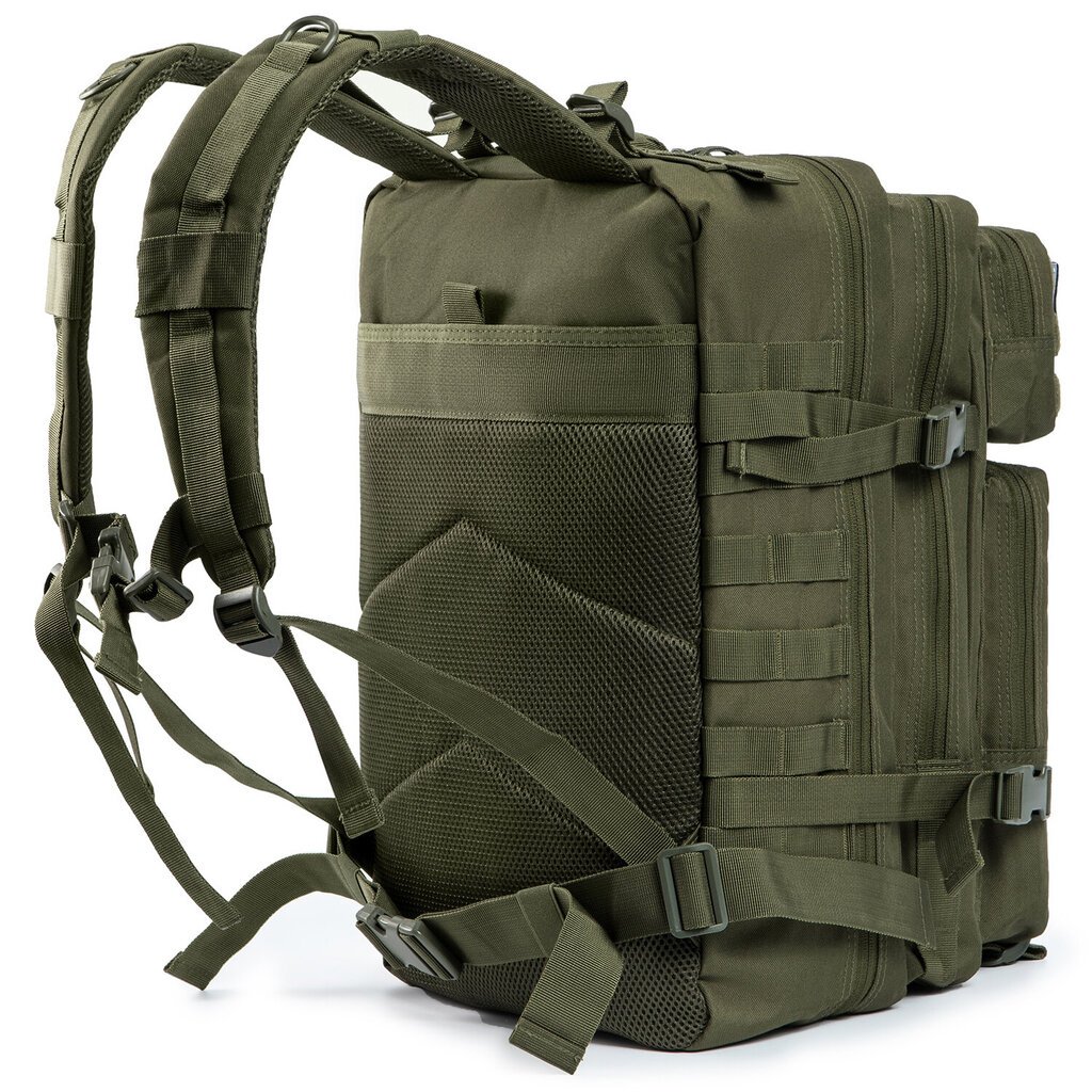 QT&QY 45L Military Tactical Reppu Molle Army Assault Pack CCW 3 päivän selviytymislaukku Vaellus Vaellusreppu raskas reppuMusta hinta ja tiedot | Urheilukassit ja reput | hobbyhall.fi