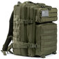 QT&QY 45L Military Tactical Reppu Molle Army Assault Pack CCW 3 päivän selviytymislaukku Vaellus Vaellusreppu raskas reppu musta Pythons hinta ja tiedot | Urheilukassit ja reput | hobbyhall.fi