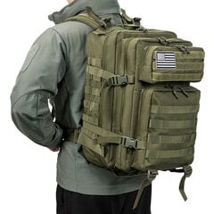 QT&QY 45L Military Tactical Reppu Molle Army Assault Pack CCW 3 päivän selviytymislaukku Vaellus Vaellusreppu raskaaseen käyttöön purppurainen reppu hinta ja tiedot | Urheilukassit ja reput | hobbyhall.fi