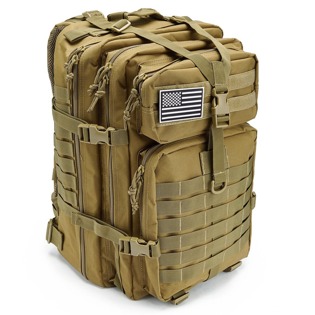 QT&QY 30/50L Miesten Tactical Reput Armeijan Matkalaukut Army Outdoor 3P Assault Pack EDC Molle Pack retkeilyyn Metsästyslaukku30L ACU hinta ja tiedot | Urheilukassit ja reput | hobbyhall.fi