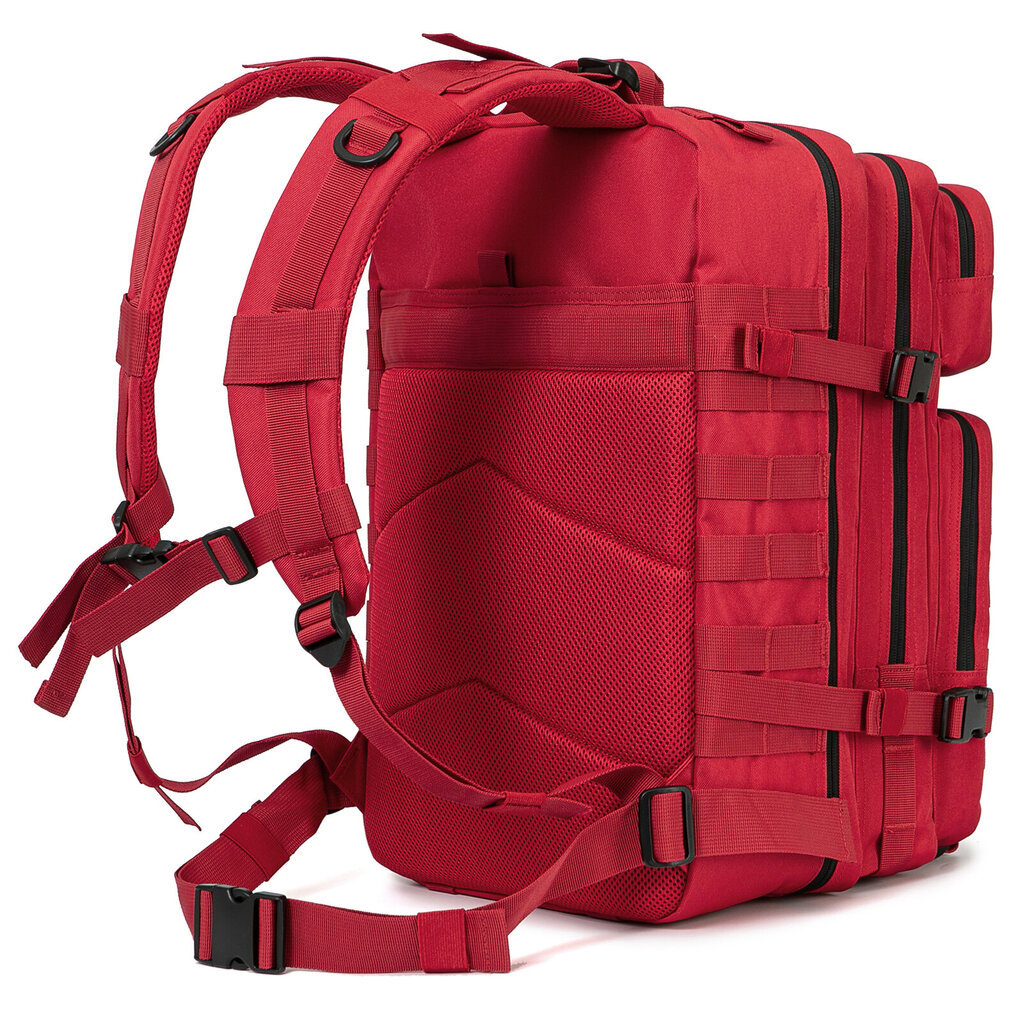 QT&QY 45L GYM Fitness Style Reput miehille/naisille Armeijan taktinen koulutus Molle Survival Bag Vaellus Retkeily ReppuGray hinta ja tiedot | Urheilukassit ja reput | hobbyhall.fi