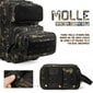 QT&QY Tactical hygienialaukku miehille hygienialaukku Military Tool Molle Pouches Small Dopp Kit Miesten parranajopakkaus MatkasuihkulaukkuMusta hinta ja tiedot | Urheilukassit ja reput | hobbyhall.fi