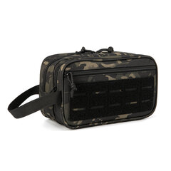 QT&QY Tactical hygienialaukku miehille hygienialaukku Military Tool Molle Pouches Small Dopp Kit Miesten parranajopakkaus MatkasuihkulaukkuMusta hinta ja tiedot | Urheilukassit ja reput | hobbyhall.fi