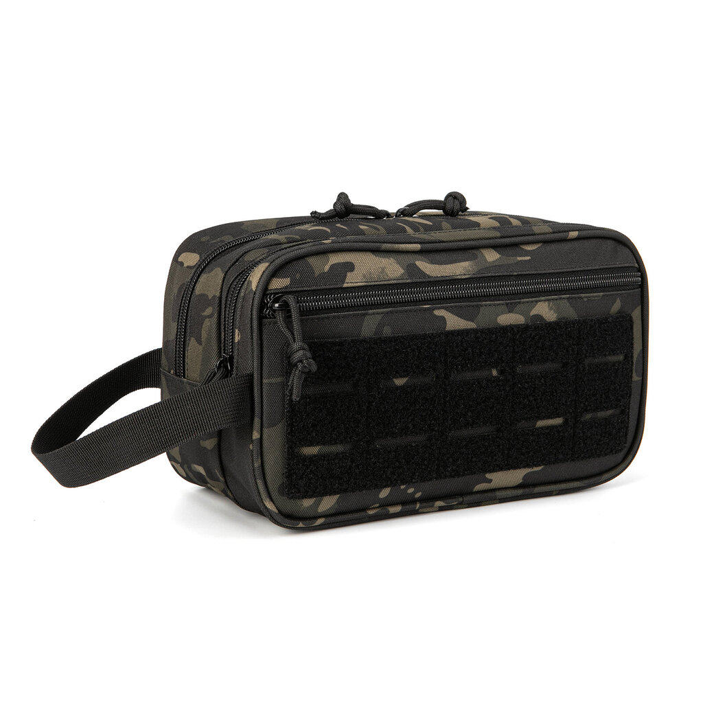 QT&QY Tactical hygienialaukku miehille hygienialaukku Military Tool Molle Pouches Small Dopp Kit Miesten parranajopakkaus Matkasuihkulaukku Vihreä hinta ja tiedot | Urheilukassit ja reput | hobbyhall.fi