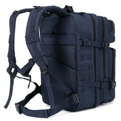 QT&QY Tactical Military Reput Army 45L Suuri kapasiteetti Mies 3 Päivän Molle Assault Laukut Ulkoilu Retkeily Reppu Musta Pythons hinta ja tiedot | Urheilukassit ja reput | hobbyhall.fi